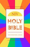 NIV Value Hardback Bible -  Rainbow edition